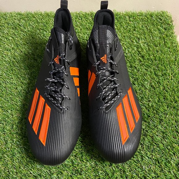 Adidas Scorch Miami Hurricanes PE Team Issue Football Cleats FY0719 Men\'s 14 NEW main image 4